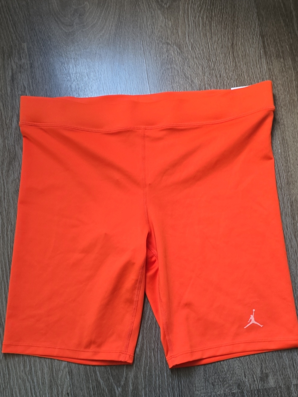 Jordan Women's Bright Orange Bike Shorts